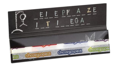 Choosypapers King Size Slim Zigarettenpapier Ich darf nicht kiffen